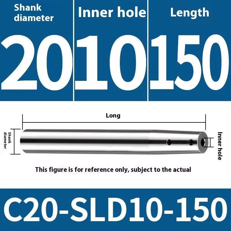 2059-High precision side solid SLD extension rod CNC milling cutter extended rod small diameter straight handle deep cavity avoidance C12C16C20 Shandong Denso Pricision Tools Co.,Ltd.